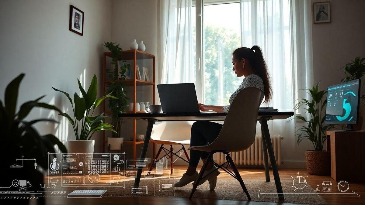 Produtividade em Casa vs. Escritório Virtual